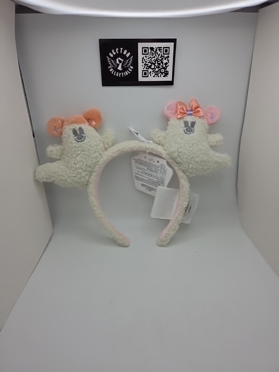 Disney Accessories - Disney Plush Ghost Headband with Cream, Pink and Peach Accents